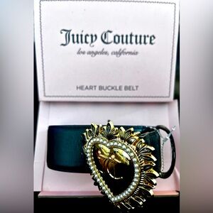 *new*JuicyCouture Heart Buckle Belt M/L